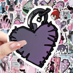 50pcs Hot Lady Series Graffiti Stickers DIY Sticker