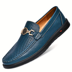 Men's Hollow Slip On Loafers Soft Sole Outdoor Walking Shoes