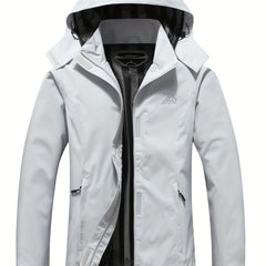 Women's Waterproof Windproof Hooded Jacket for Hiking