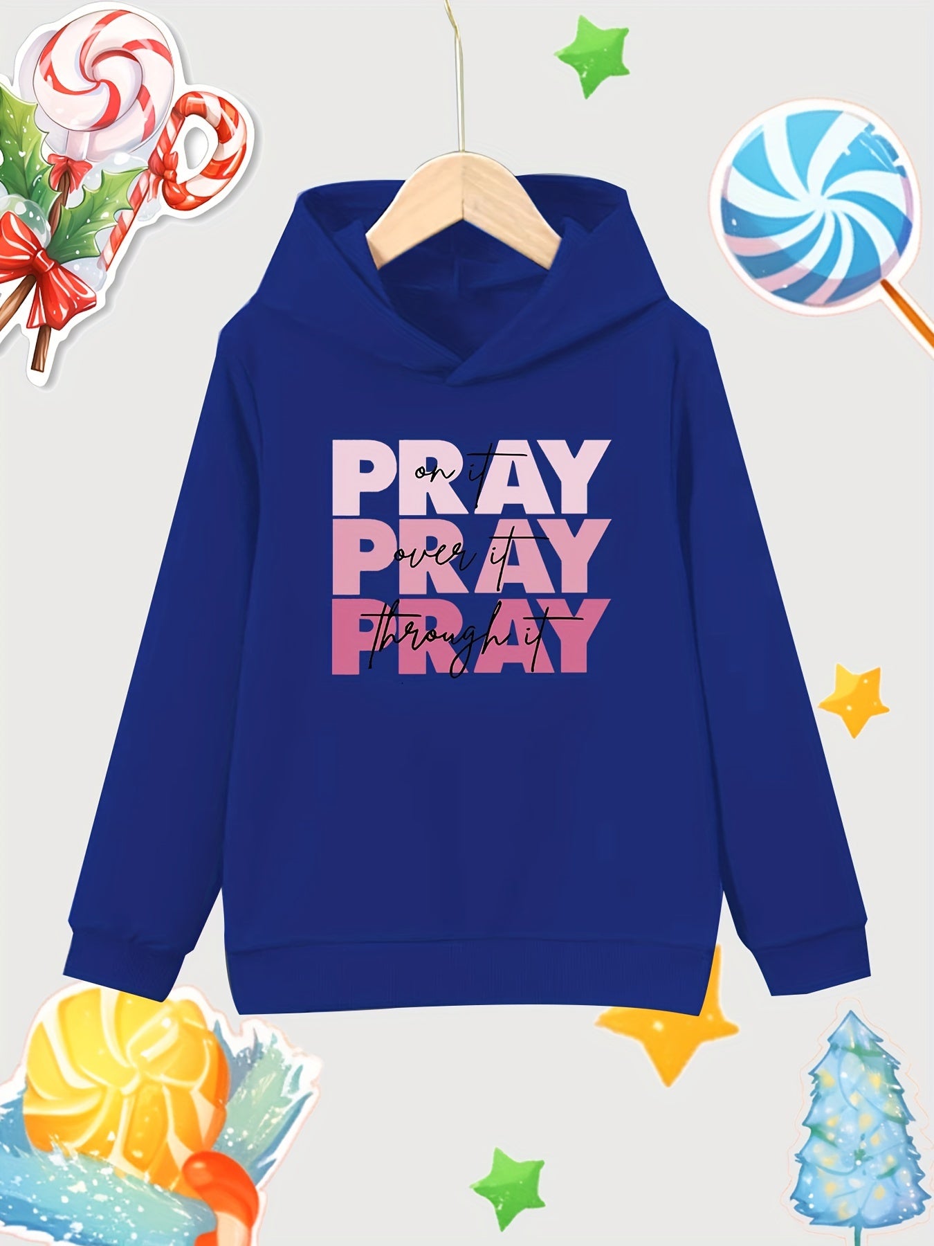 Girl's Cotton Hoodie Active Breathable Sweatshirt