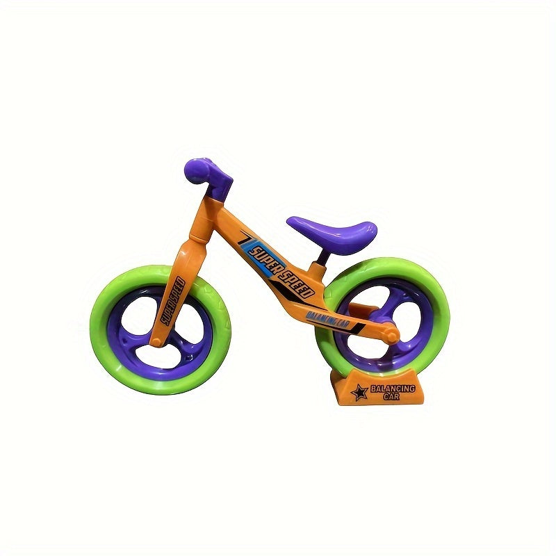 Creative Cartoon Building Blocks Motorcycle Model Toy