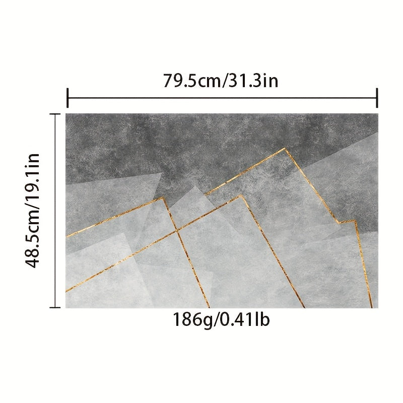 Modern Geometric Area Rug Soft Nordic Anti Slip Machine Washable Rug