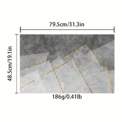 Modern Geometric Area Rug Soft Nordic Anti Slip Machine Washable Rug