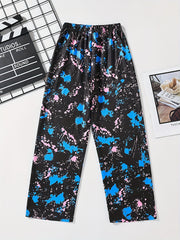 Kid's Reflective Paint Splash PJ Bottoms