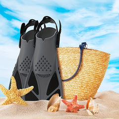 Adult Swim Fins Open Heel Flippers for Snorkeling Diving