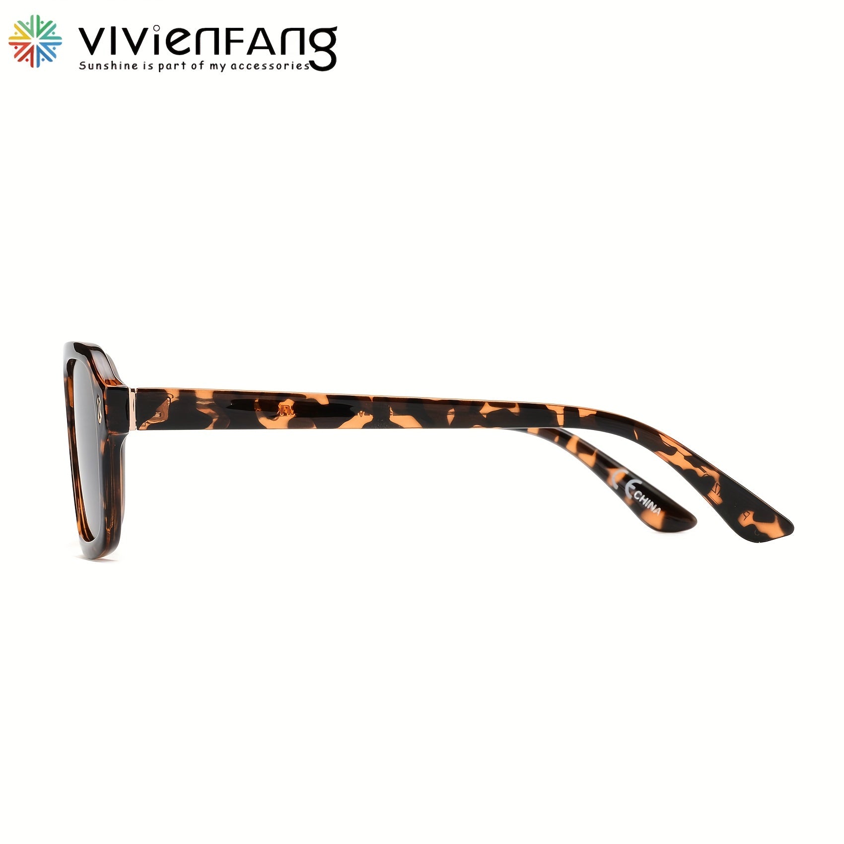 Retro Square Aviator Polarized Sunglasses For Men Lightweight UV Protection