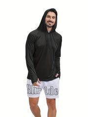 Men's UPF 50 Sun Protection Hoodie Long Sleeve