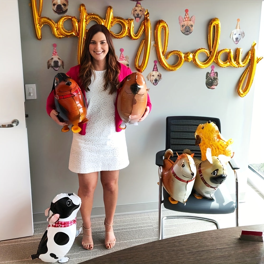 Puppy Dogs Birthday Party Supplies Balloons Animal Theme Decorations