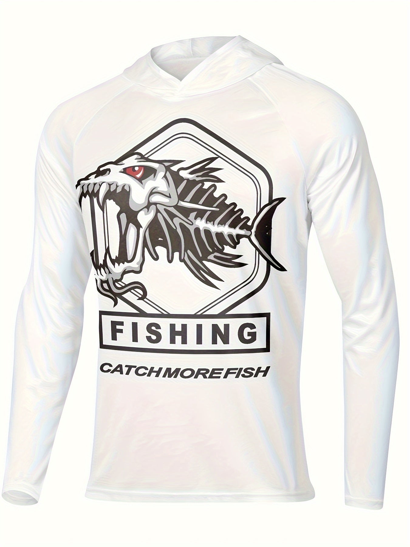 Men's UPF 50 Sun Protection Hoodie Long Sleeve Quick Dry Fishing Top