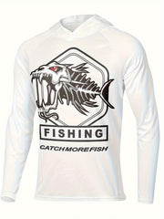 Men's UPF 50 Sun Protection Hoodie Long Sleeve Quick Dry Fishing Top