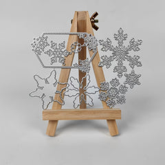 1pc Snowflakes Metal Cutting Dies or Stamps Set for Greeting Card Scrapbooking