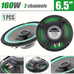 KUERL Car Subwoofer Speaker 16 51 Cm 160W 2 Way Audio Full Range Component Green