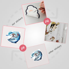 100pcs Impact Stickers Video Game Waterproof Vinyl