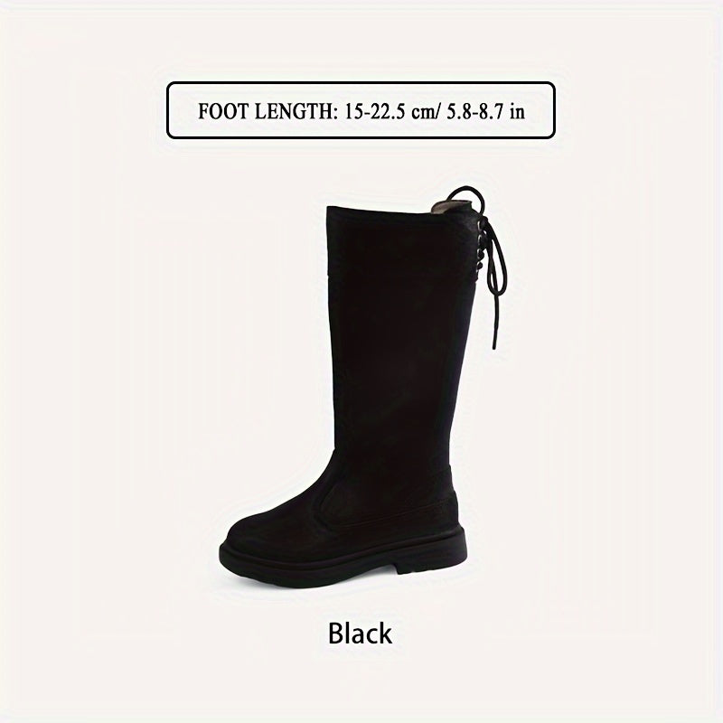 TARANIS Lace Up Boots For Girls Lightweight Non Slip Boots