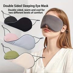 Adjustable Soft Blackout Sleep Eye Mask for Travel Rest Nap