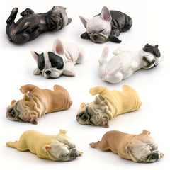 French Bulldog Shih Tzu Dog Model Toy Decorative Ornament