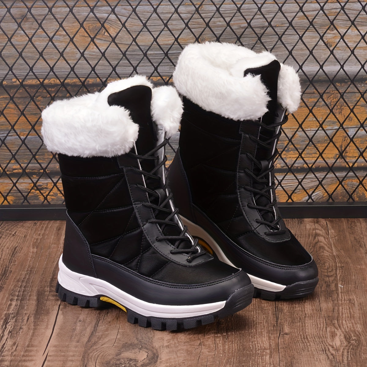 Women's Outdoor Snow Boots Non-Slip Warm Winter High Tube Boots