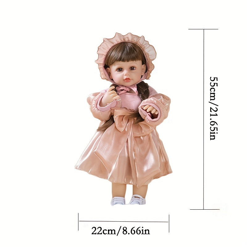 Rebirth Doll Vein Silicone Vinyl Reborn Doll Girl's Birthday Gift