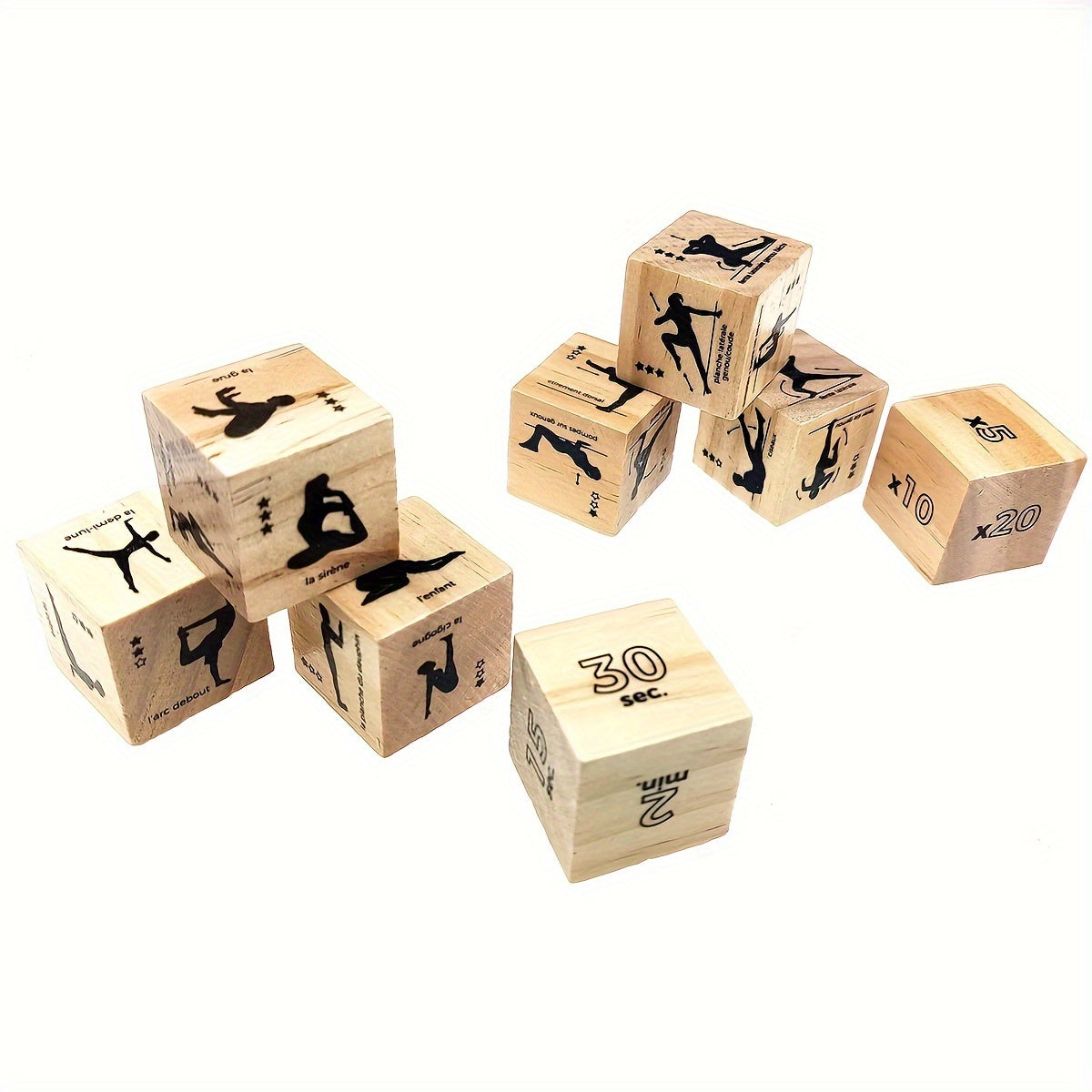 Wooden Right Angle Dice Home Sports Games Numbers Creative Dice