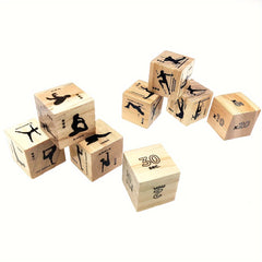 Wooden Right Angle Dice Home Sports Games Numbers Creative Dice