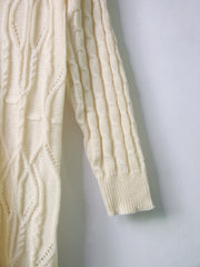 Ribbed Knit Cardigan V Neck Long Sleeve Sweater Women's Clothing