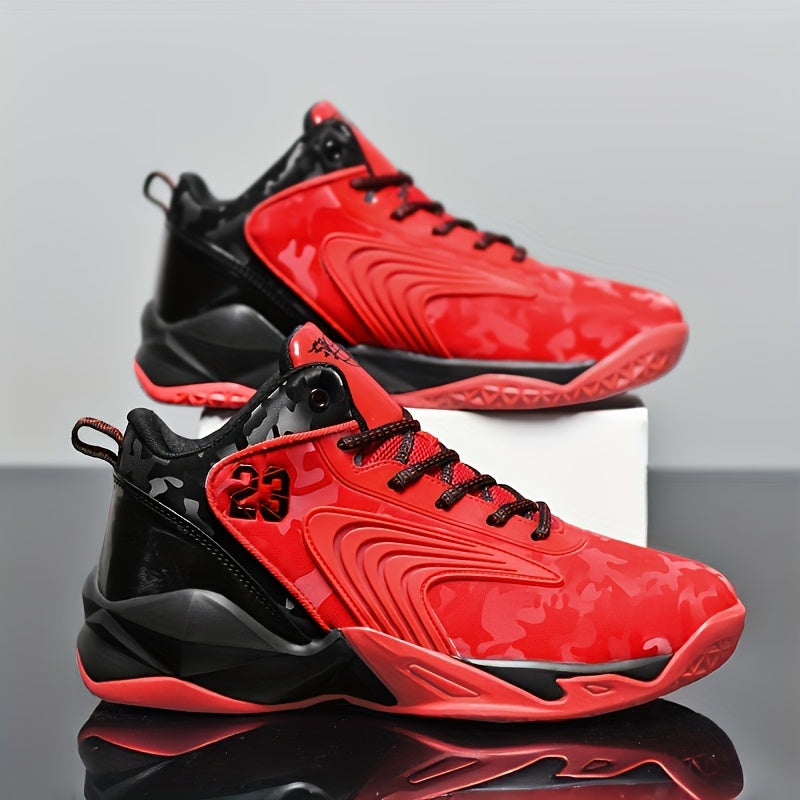 Men's Basketball Shoes Non Slip Lace Up Sneakers