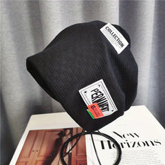 Geometric Embossed Unisex Beanie Hip Hop Slouchy Hat