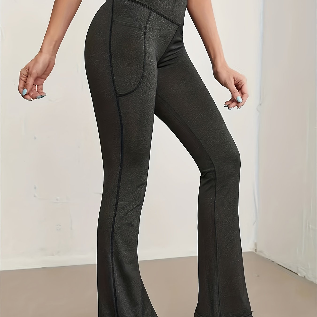 High Waist Flare Yoga Pants Women's Activewear