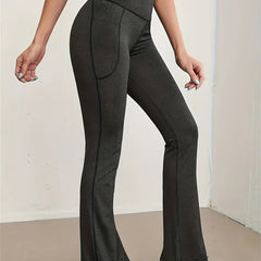 High Waist Flare Yoga Pants Women's Activewear