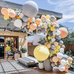Pastel Yellow Balloons Assortment for Garland Arch - 87pcs