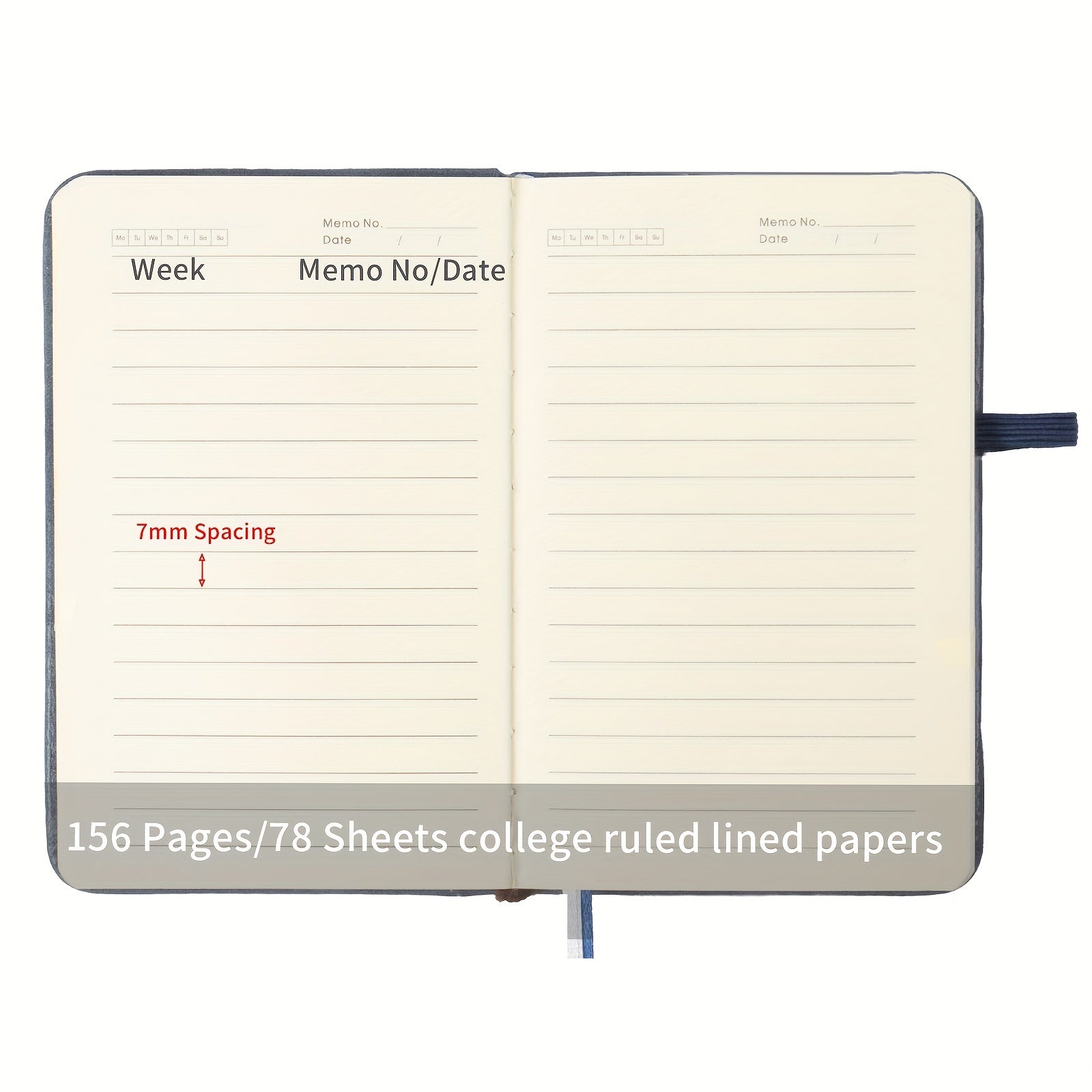 Pocket Notebook Journals 2 Pack 9 X 14 100gsm 156 Pages Moon And Stars