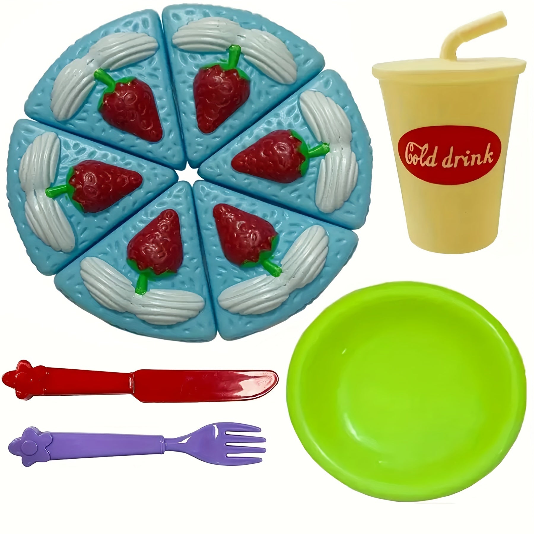 Birthday Cake Pretend Play Set for Kids