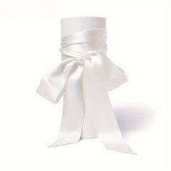 Solid Satin Thin Neck Scarf Hair Accessories Wrist Wrap Scarves