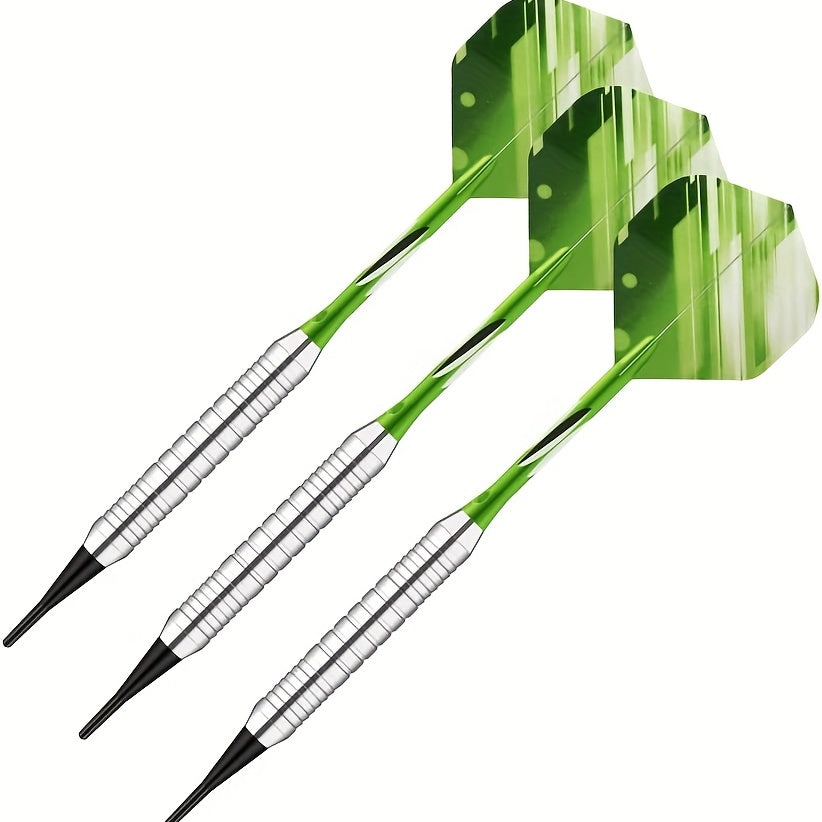 3PCS 18g Soft Tip Darts Set with Handy Box, Tips, O Rings, Wings