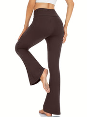 High Waisted Bootcut Leggings Women Flared Workout Casual Yoga Pants