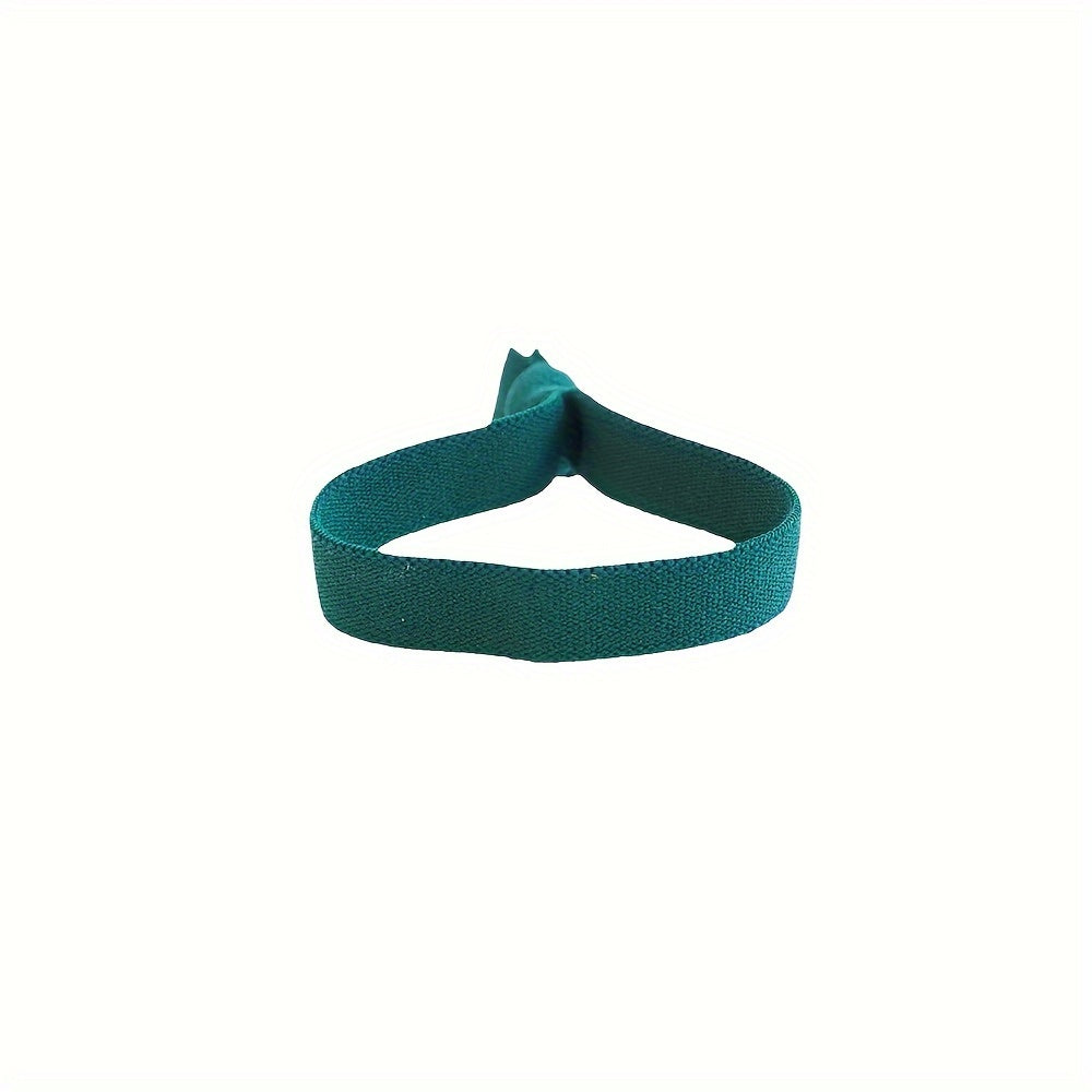 5pcs Men's Hair Ties High Elasticity Anti-slip Ponytail Holder