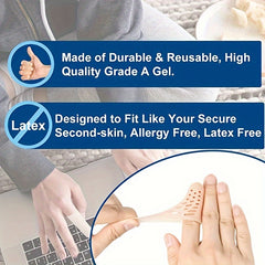 10pcs Silicone Finger Protector with Holes Reusable Anti-wear Gloves