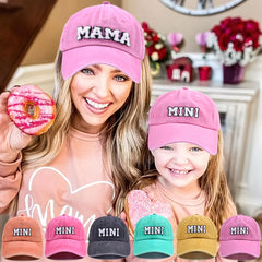 Girls Mama Mini Baseball Cap Causal Accessories