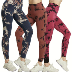 Tie Dye Yoga Pants High Stretch Leggings Women's Activewear