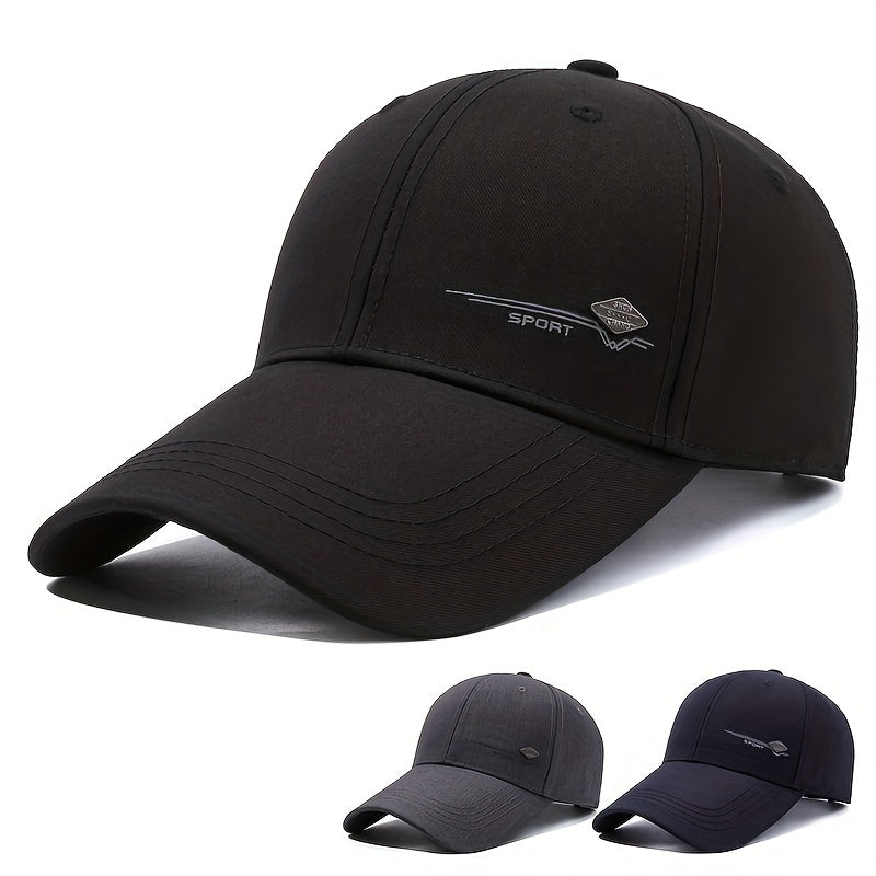 Unisex Sunshade Long Brim Baseball Cap for Outdoor Sport