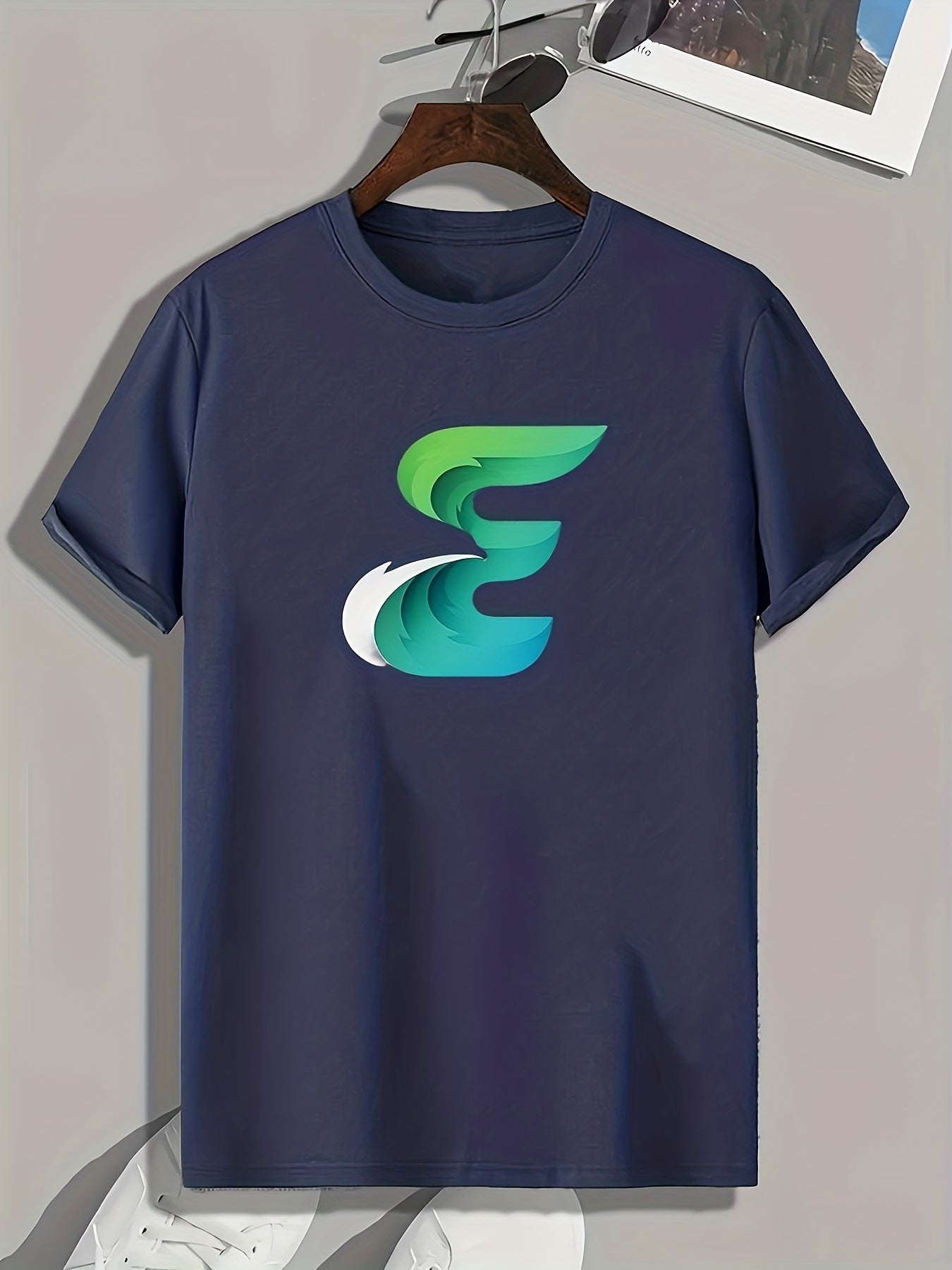 Symbol Men's Graphic Print Tee for Summer