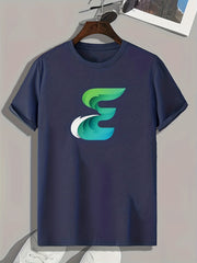 Symbol Men's Graphic Print Tee for Summer