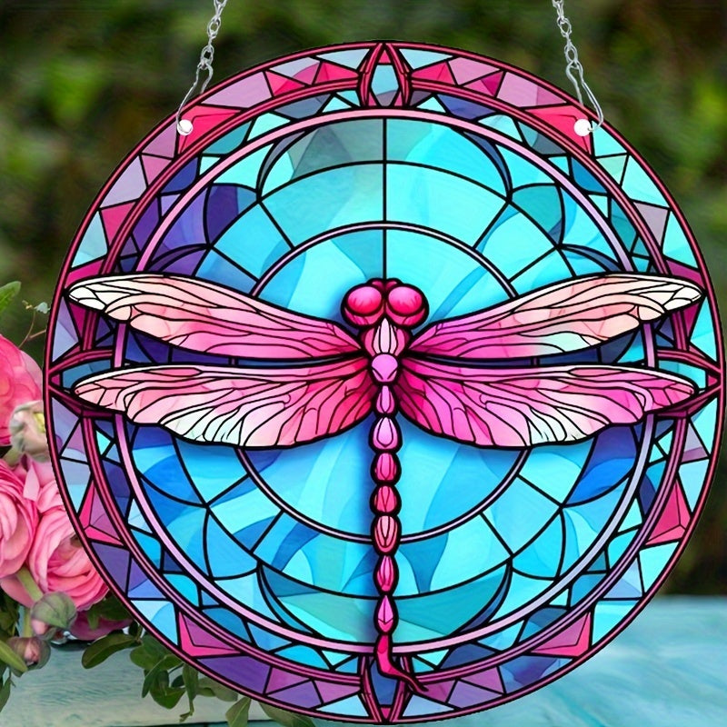 Dragonfly Stain Sun Catcher Window Christmas Gift Home Decor