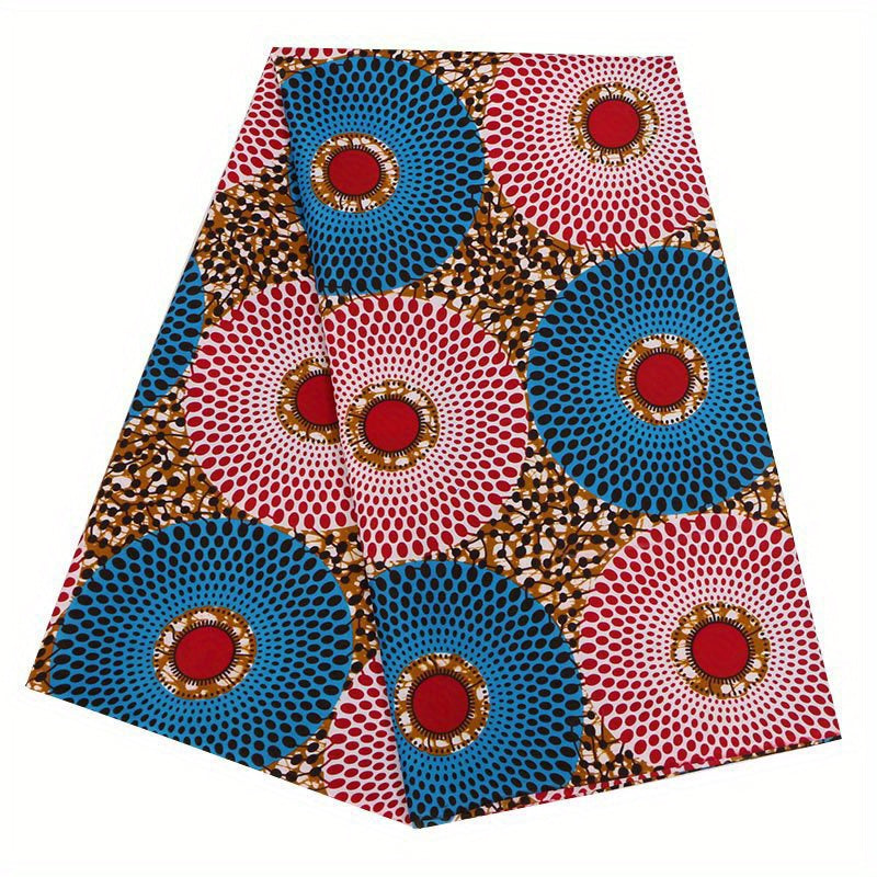 6 Yards Ankara African Polyester Wax Prints Fabric For Party Dress
