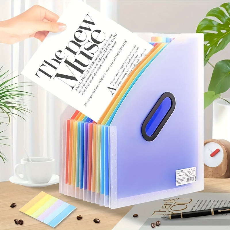 Large Capacity A4 Transparent File Folder - Holds 2000 Sheets