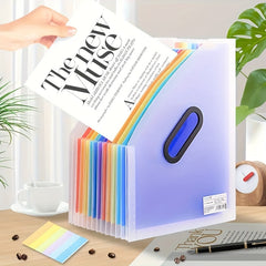 Large Capacity A4 Transparent File Folder - Holds 2000 Sheets