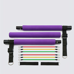 Adjustable Pilates Tension Bar for Full Body Stretching