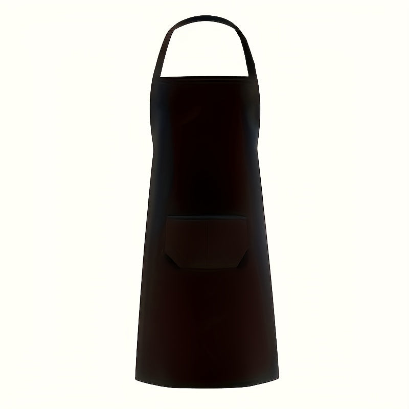 Adjustable & Stain Resistant Halter Apron with 2 Pockets