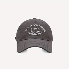 Unisex Sunshade Breathable Baseball Cap Green Letter Embroidery