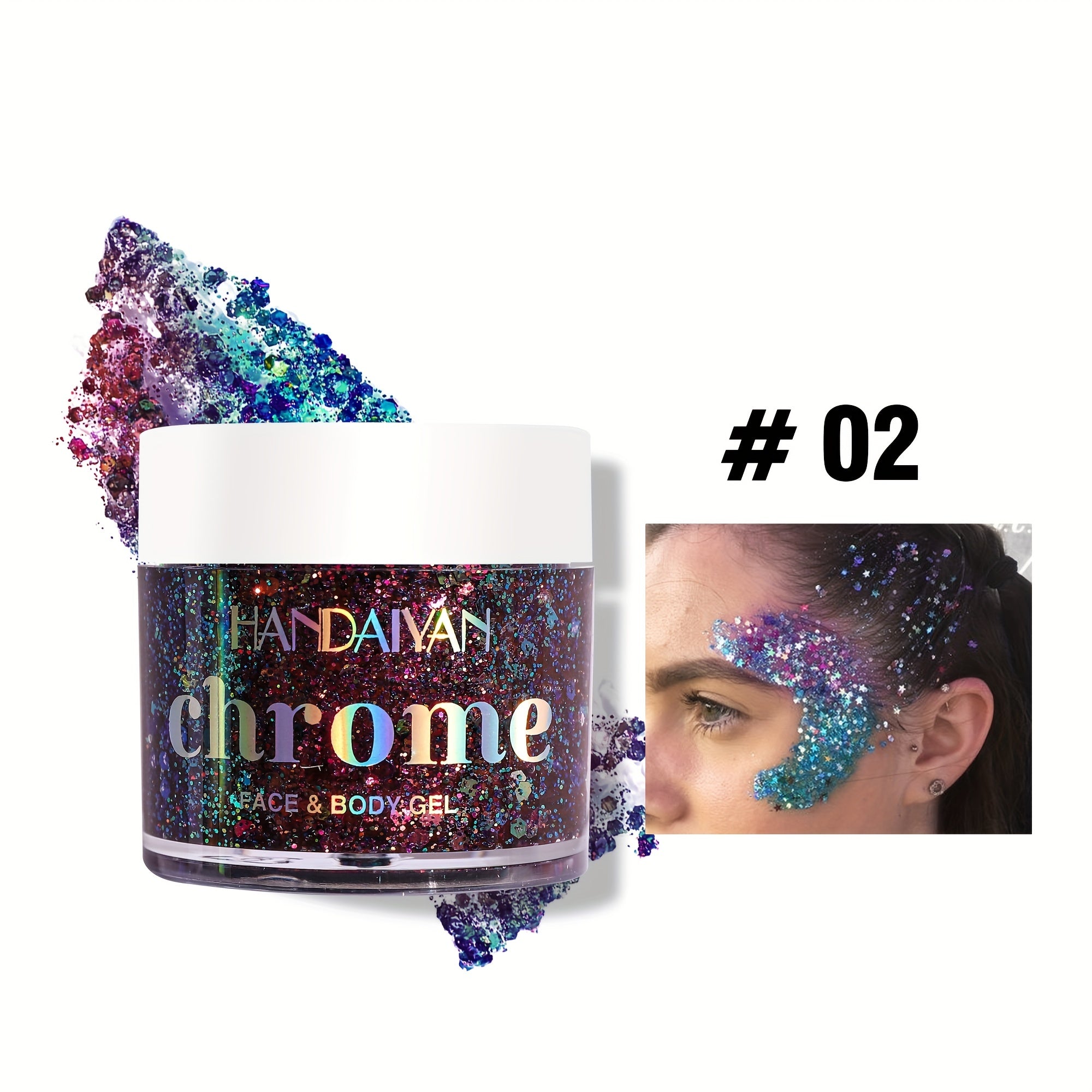 Chameleon Eyeshadow Powder Gradient Changing Sequin Makeup